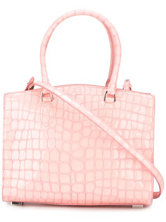 сумка-тоут с эффектом крокодиловой кожи Rochas