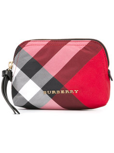 клатч в клетку Burberry