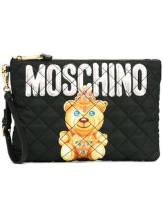 клатч с принтом Moschino