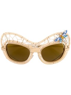 декорированные солнцезащитные очки Dolce & Gabbana Eyewear