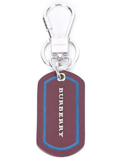брелок с фирменной бляшкой Burberry