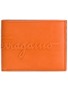 бумажник с тисненым логотипом Salvatore Ferragamo