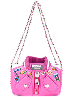 сумка на плечо в форме куртки бомбер Moschino