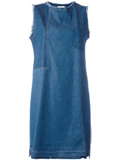джинсовое платье без рукавов Semicouture