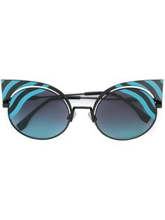 солнцезащитные очки Hypnoshine в оправе кошачий глаз Fendi Eyewear