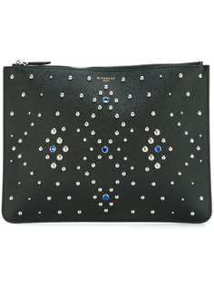 клатч с отделкой заклепками Givenchy