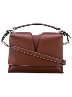 сумка через плечо с контрастной строчкой Jil Sander