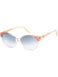 солнцезащитные очки с красными полосками Yves Saint Laurent Vintage