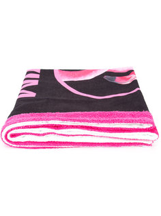 пляжное полотенце с логотипом Moschino