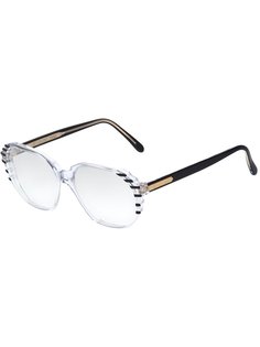 круглые очки с полосками Yves Saint Laurent Vintage