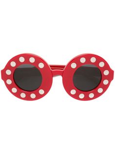 солнцезащитные очки с круглой оправой Linda Farrow