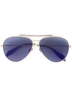 солнцезащитные очки-авиаторы Piercing Shield Alexander Mcqueen Eyewear