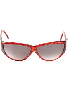 солнцезащитные очки с панельными вставками Yves Saint Laurent Vintage