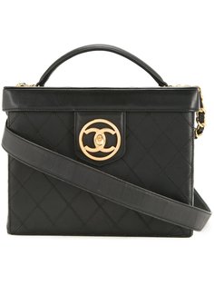 двусторонняя косметичка CC  Chanel Vintage