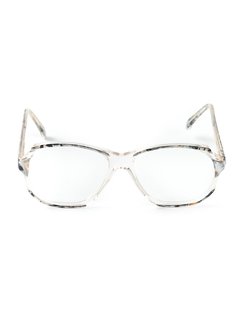 очки в принт  Yves Saint Laurent Vintage