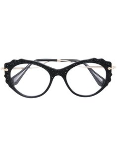 очки "кошачий глаз" Miu Miu Eyewear