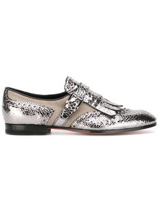 лоферы с ремешками Santoni