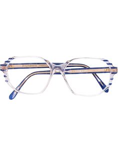 очки с мраморным узором Yves Saint Laurent Vintage