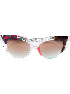 солнцезащитные очки "кошачий глаз" Fendi Eyewear