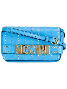 сумка через плечо с заклепками Moschino