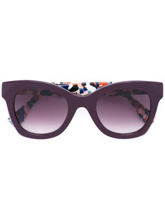 солнцезащитные очки с узором Fendi Eyewear