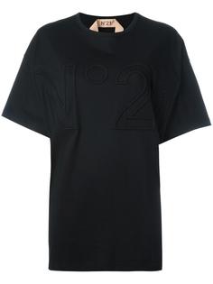 футболка с вышитым логотипом Nº21