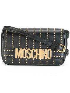 сумка через плечо с заклепками Moschino