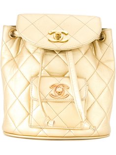 мини-рюкзак с логотипами Chanel Vintage