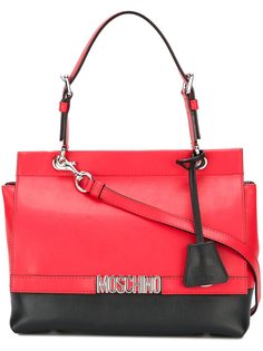 сумка-тоут с логотипом Moschino