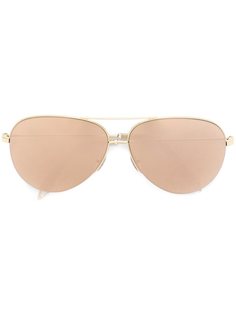 классические солнцезащитные очки-авиаторы Victoria Beckham