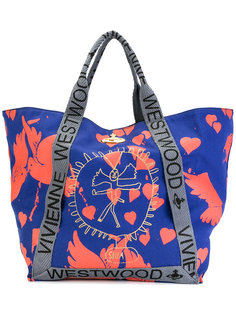 объемная сумка-тоут с принтом Vivienne Westwood