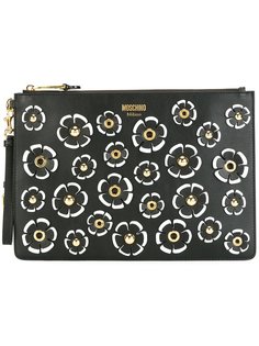 клатч Flower Power Moschino