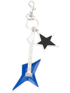 брелок в форме гитары и звезды Versace