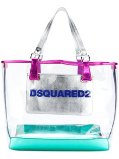 прозрачная сумка-тоут Dsquared2