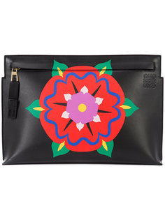 клатч с принтом цветка Loewe