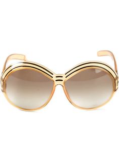 солнцезащитные очки в круглой оправе Christian Dior Vintage