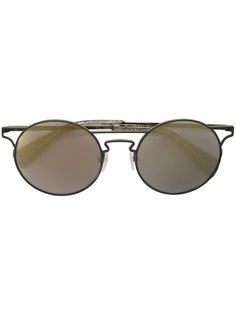 солнцезащитные очки с вырезными деталями Yohji Yamamoto