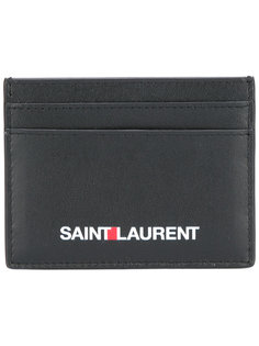 визитница с принтом логотипа Saint Laurent