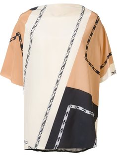 блузка с короткими рукавами Loewe