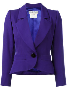 укороченный приталенный пиджак Yves Saint Laurent Vintage