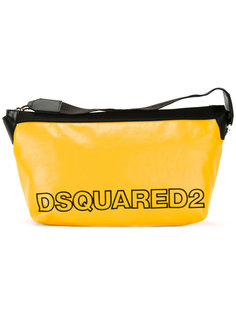 двухцветная косметичка с логотипом Dsquared2