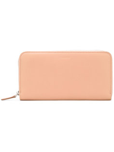 кошелек с тиснением логотипа Jil Sander