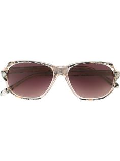 солнцезащитные очки с мраморным узором Yves Saint Laurent Vintage