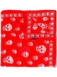 шарф Skull Alexander McQueen