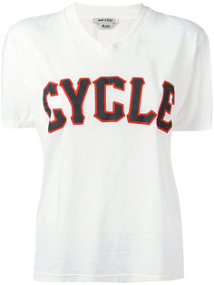 футболка с принтом Cycle