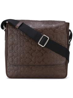 сумка через плечо с тиснеными логотипами Coach