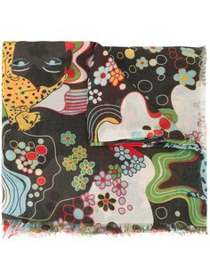 шарф с абстрактным принтом Mary Katrantzou
