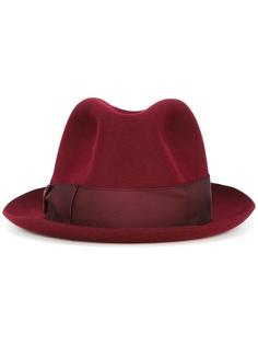 шляпа-трилби с репсовой лентой Borsalino