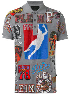 футболка-поло с принтом баскетбола Philipp Plein