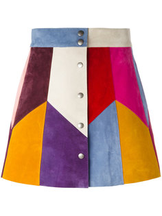 мини-юбка с радужными вставками  Marc Jacobs